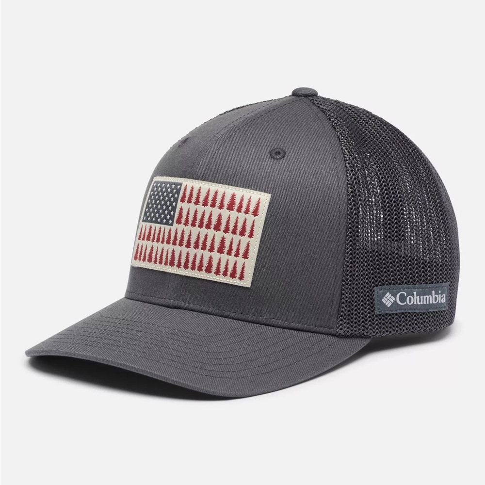 NWT Columbia Men’s Mesh Tree Flag Ball Cap